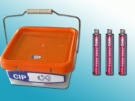 PLASTIC BUCKET WITH HANDLE 3,000 NAILS + 3 FULE CELLS